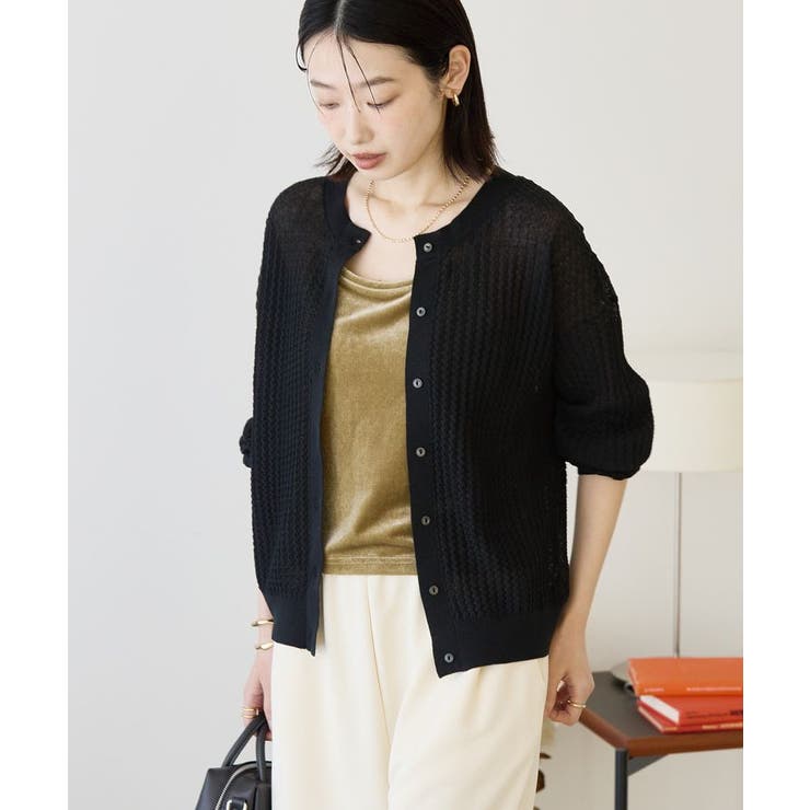 カップ付き ベロアショートキャミソール[品番：EHEW0048128]｜AMERICAN