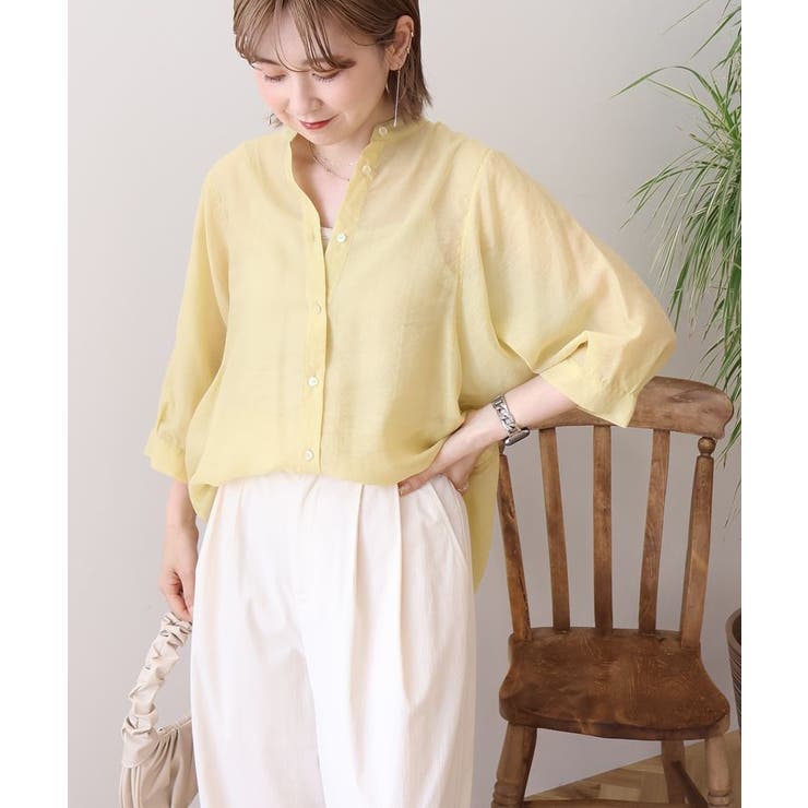 5分袖シアードルマンシャツ[品番：EHEW0049452]｜AMERICAN HOLIC