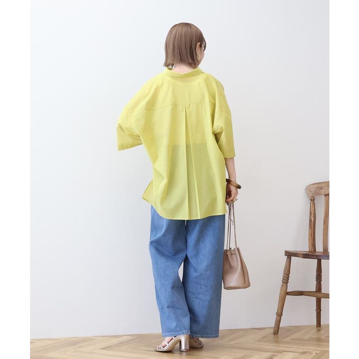 イージーケア+接触冷感Wポケットオーバーシャツ | AMERICAN HOLIC | 詳細画像16