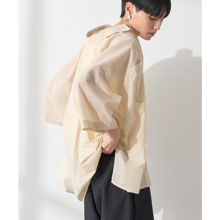 イージーケア+接触冷感Wポケットオーバーシャツ | AMERICAN HOLIC | 詳細画像18