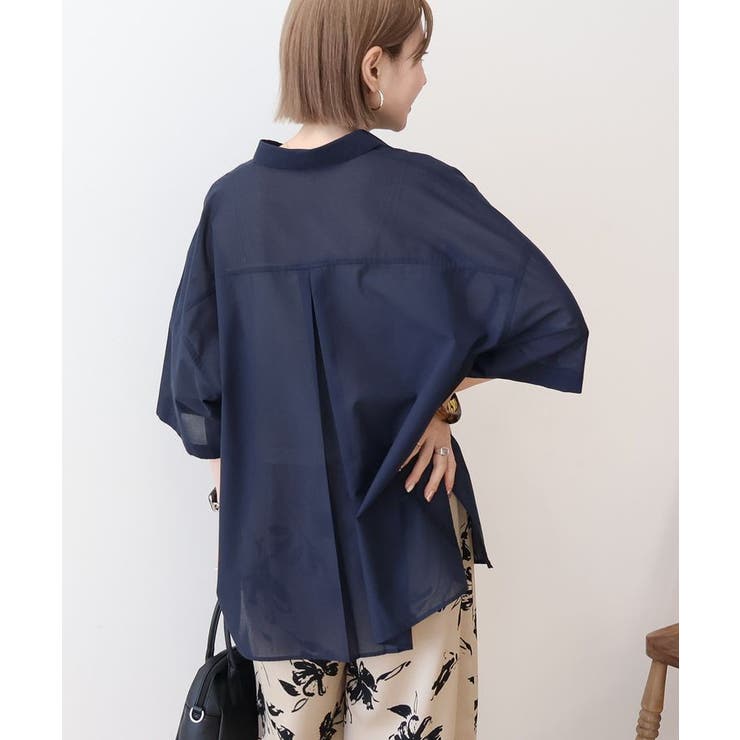 イージーケア+接触冷感Wポケットオーバーシャツ | AMERICAN HOLIC | 詳細画像2