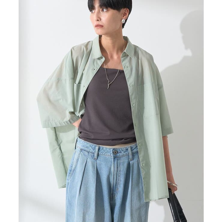 イージーケア+接触冷感Wポケットオーバーシャツ | AMERICAN HOLIC | 詳細画像23