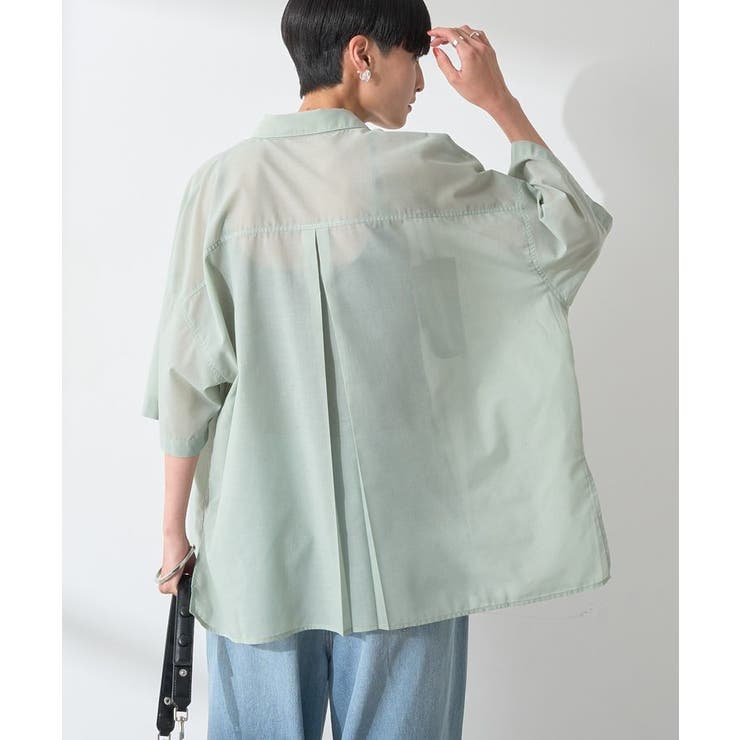 イージーケア+接触冷感Wポケットオーバーシャツ | AMERICAN HOLIC | 詳細画像24