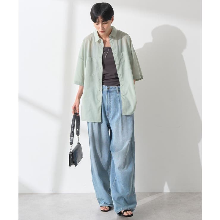 イージーケア+接触冷感Wポケットオーバーシャツ | AMERICAN HOLIC | 詳細画像25