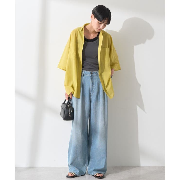 イージーケア+接触冷感Wポケットオーバーシャツ | AMERICAN HOLIC | 詳細画像30