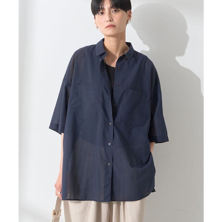 イージーケア+接触冷感Wポケットオーバーシャツ | AMERICAN HOLIC | 詳細画像34