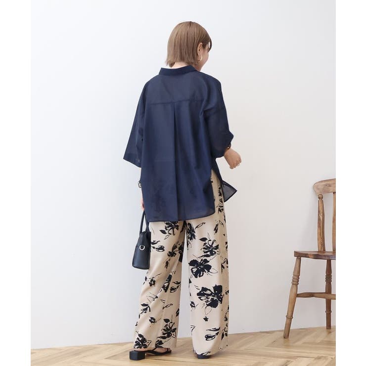 イージーケア+接触冷感Wポケットオーバーシャツ | AMERICAN HOLIC | 詳細画像5