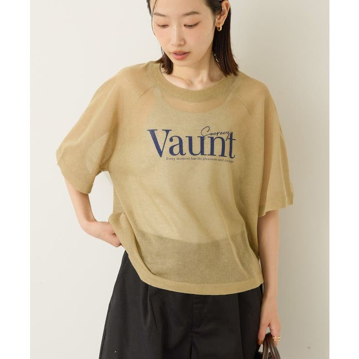 美品★AP STUDIO Americanaプルオーバー カットソー アイボリー 美品☆AP STUDIO Americanaプルオーバー カットソー アイボリー