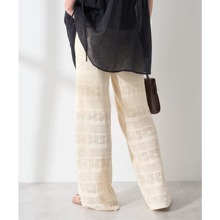 ニットパンツ UN3D. パンツ SIDE PARTS KNIT PT / サイドパーツニットパンツ