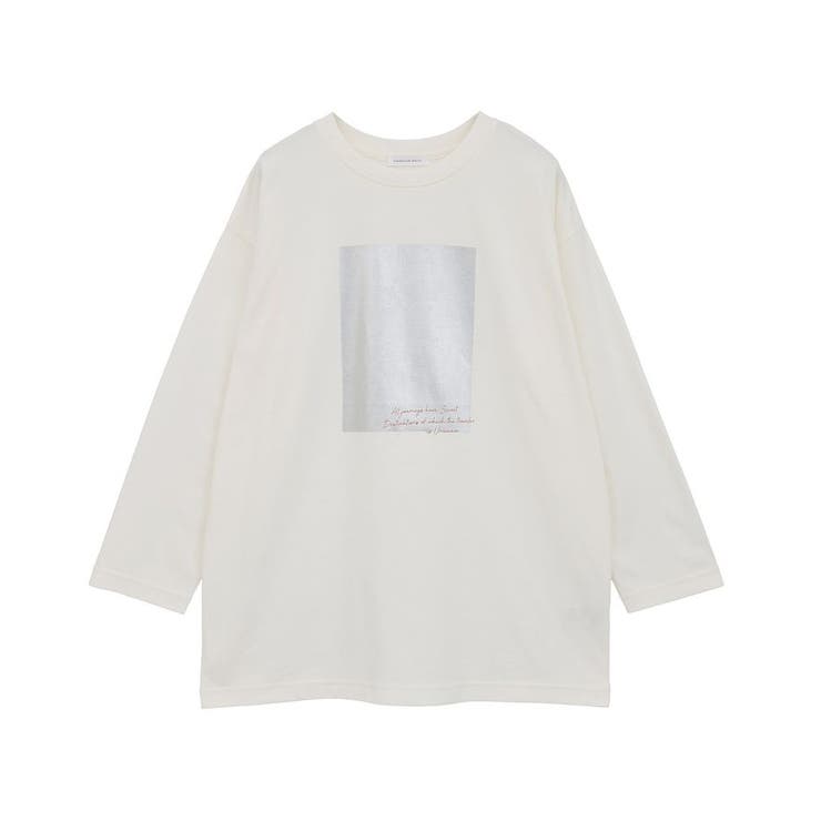 ボックス箔プリントロングTシャツ | AMERICAN HOLIC | 詳細画像30 