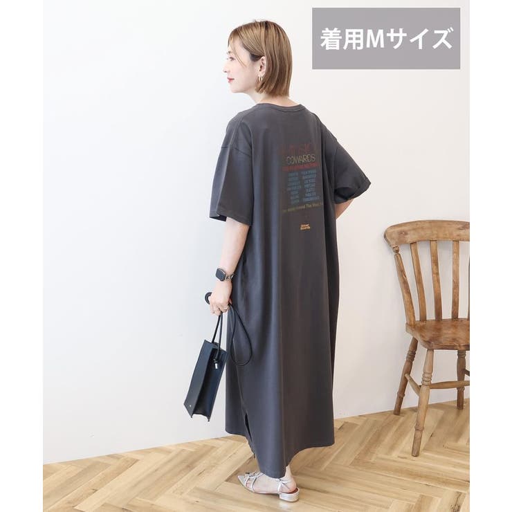 選べる丈】ツアーロゴ加工Tワンピース[品番：EHEW0049795