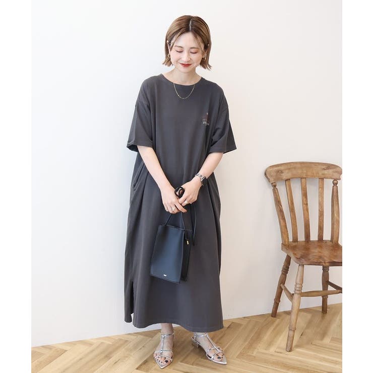 【選べる丈】ツアーロゴ加工Tワンピース | AMERICAN HOLIC | 詳細画像2 