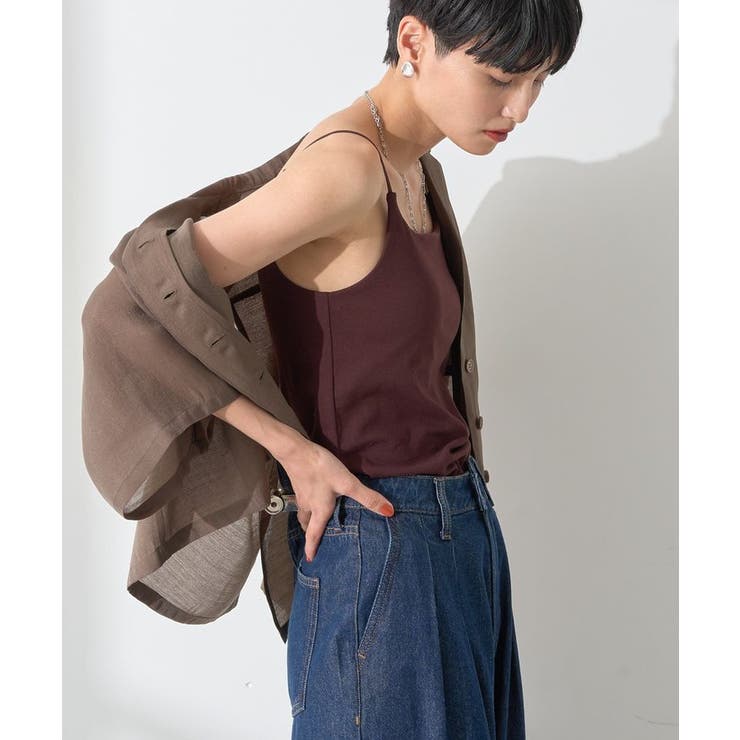 【カップ付き】細リブキャミソール | AMERICAN HOLIC | 詳細画像19