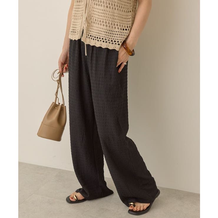 ブラック | シャーリングイージーパンツ | AMERICAN HOLIC