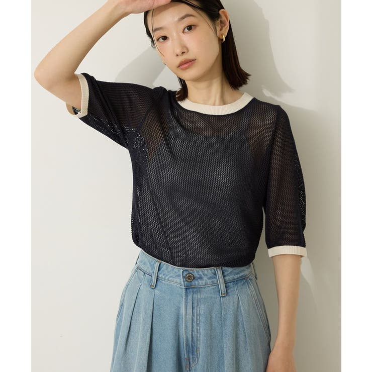 メッシュニットリンガーTシャツ | AMERICAN HOLIC | 詳細画像1 