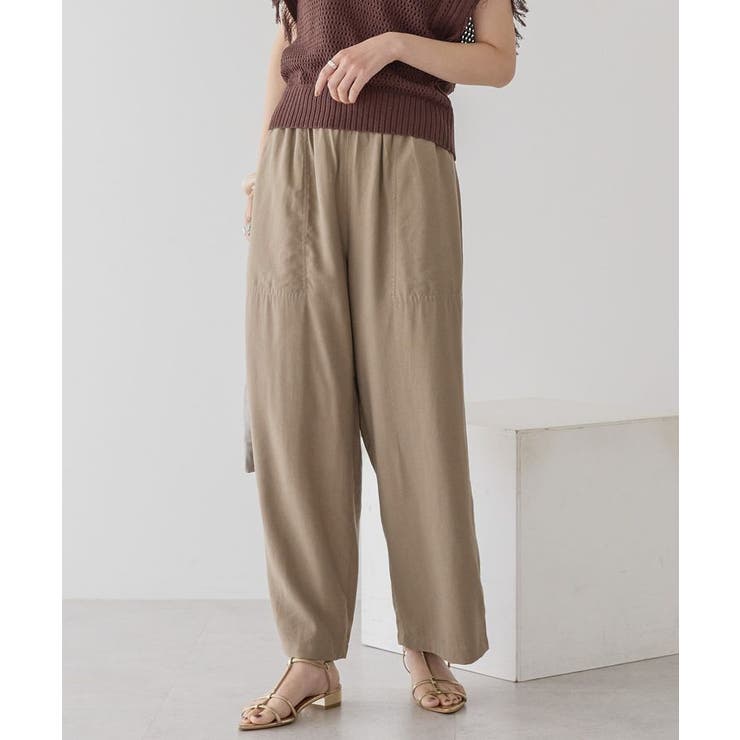 ベージュ | 接触冷感ベイカーリラックスパンツ | AMERICAN HOLIC