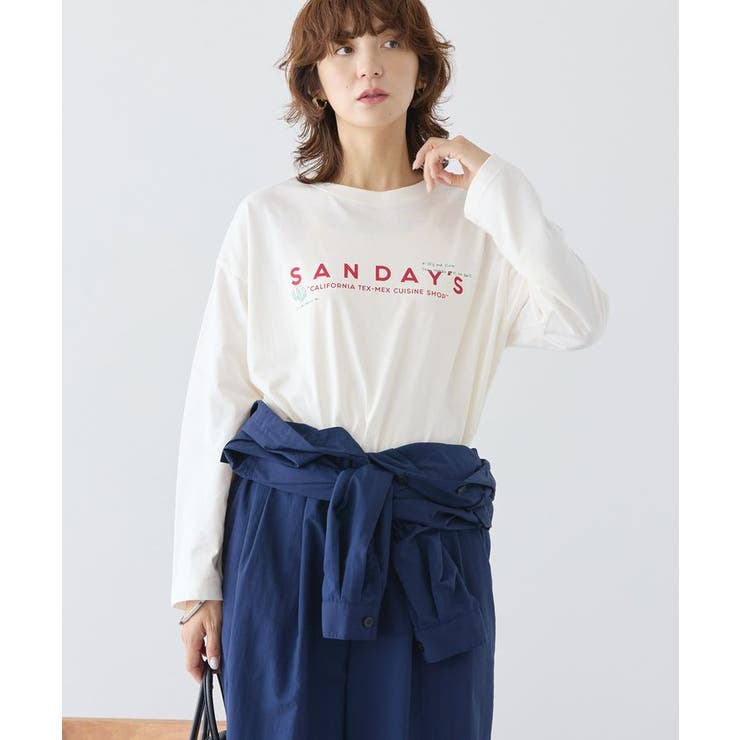 SANDAYS ロングTシャツ/チュニック | AMERICAN HOLIC | 詳細画像10 