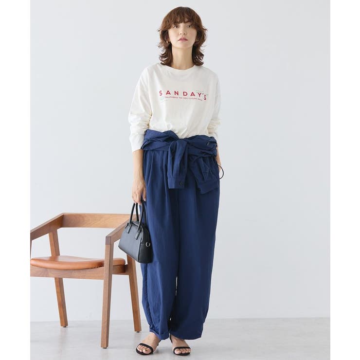 SANDAYS ロングTシャツ/チュニック | AMERICAN HOLIC | 詳細画像12 