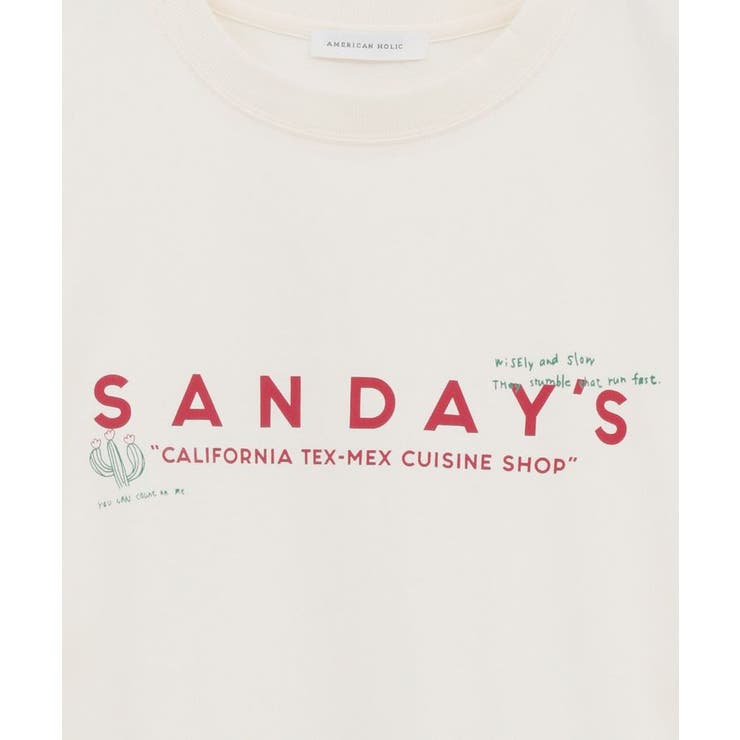 SANDAYS ロングTシャツ/チュニック | AMERICAN HOLIC | 詳細画像28 