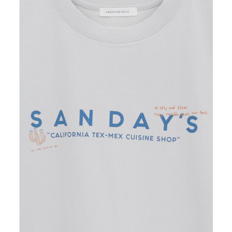 SANDAYS ロングTシャツ/チュニック | AMERICAN HOLIC | 詳細画像29 