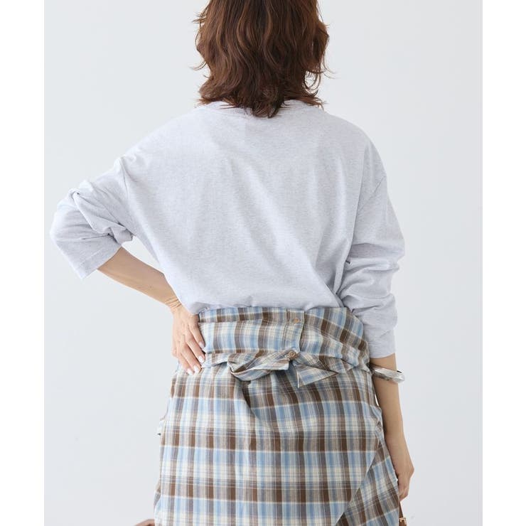 カレッジロゴロングTシャツ/チュニック | AMERICAN HOLIC | 詳細画像6