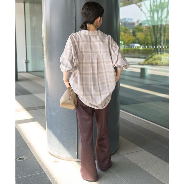 イージーケアチェックシャツ【360°着こなしシャツ】 | AMERICAN HOLIC | 詳細画像31 