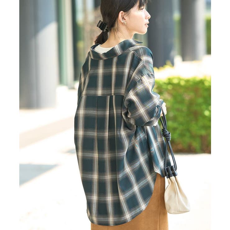 イージーケアチェックシャツ【360°着こなしシャツ】 | AMERICAN HOLIC | 詳細画像32 