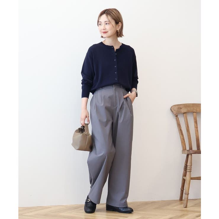 ソフトコットンクルーネックカーディガン | AMERICAN HOLIC | 詳細画像21 