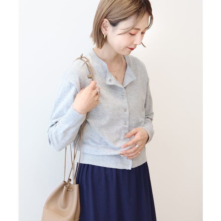 ソフトコットンクルーネックカーディガン | AMERICAN HOLIC | 詳細画像24 