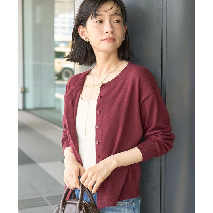 ソフトコットンクルーネックカーディガン | AMERICAN HOLIC | 詳細画像29 