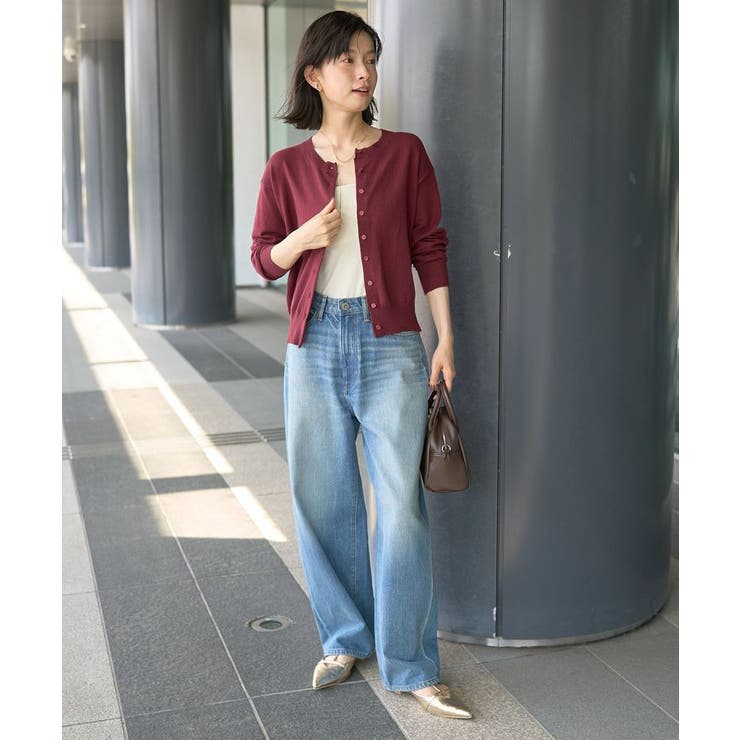 ソフトコットンクルーネックカーディガン | AMERICAN HOLIC | 詳細画像32 