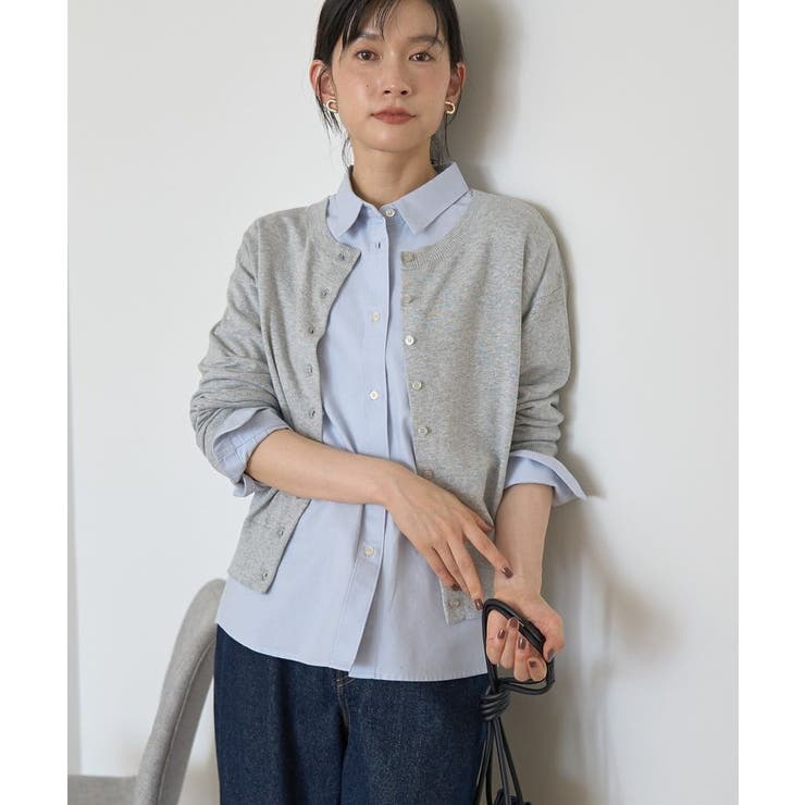 ソフトコットンクルーネックカーディガン | AMERICAN HOLIC | 詳細画像34 