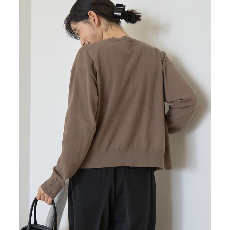 ソフトコットンクルーネックカーディガン | AMERICAN HOLIC | 詳細画像46 