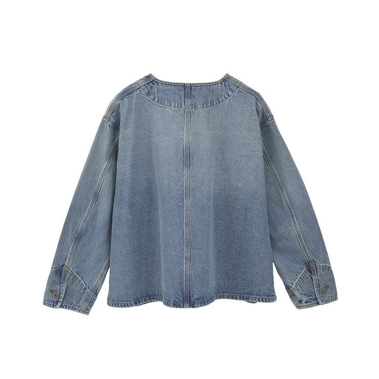 ノーカラーデニムカバーオール[品番：EHEW0050307]｜AMERICAN HOLIC