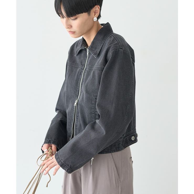 WZIPデニムジャケット | AMERICAN HOLIC | 詳細画像2 