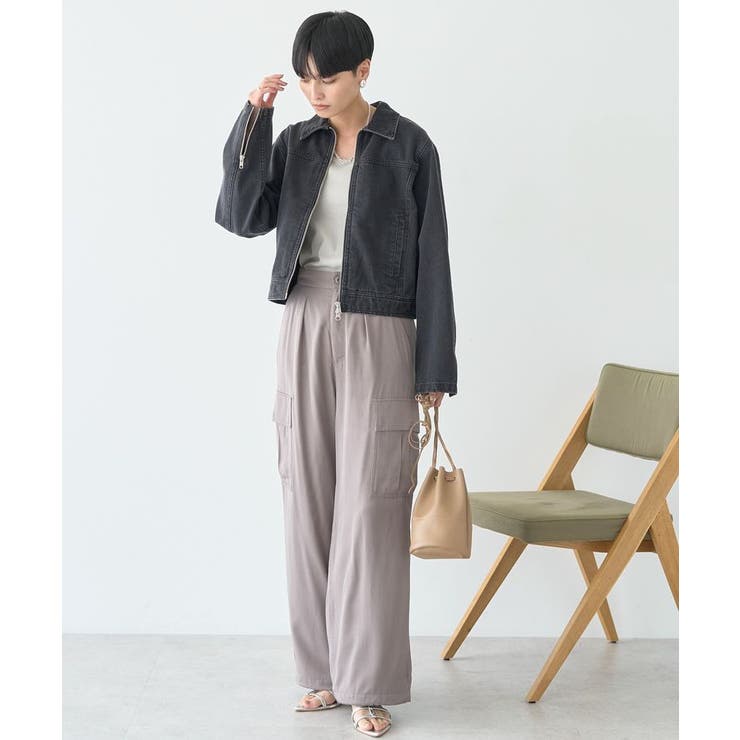 WZIPデニムジャケット | AMERICAN HOLIC | 詳細画像6 