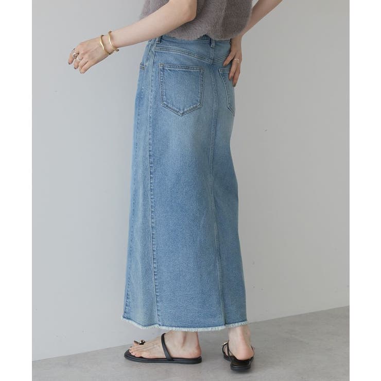 専用 未使用級 完売品 ✨ebure リアクティブデニム タイトスカート 40 リアクティブデニム タイトスカート | ebure (Women)/エブール | 三越