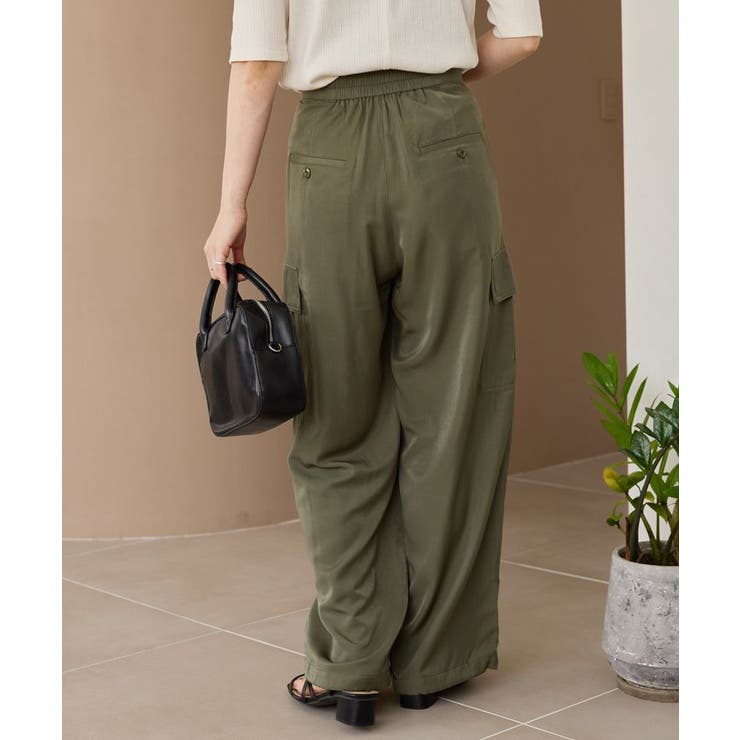 りぇ/ NUMBER18 ohako ⿻ ルーズ カーゴパンツ 春 カーキ りぇ/ NUMBER18 ohako ⿻ ルーズ カーゴパンツ 春 カーキ りぇ