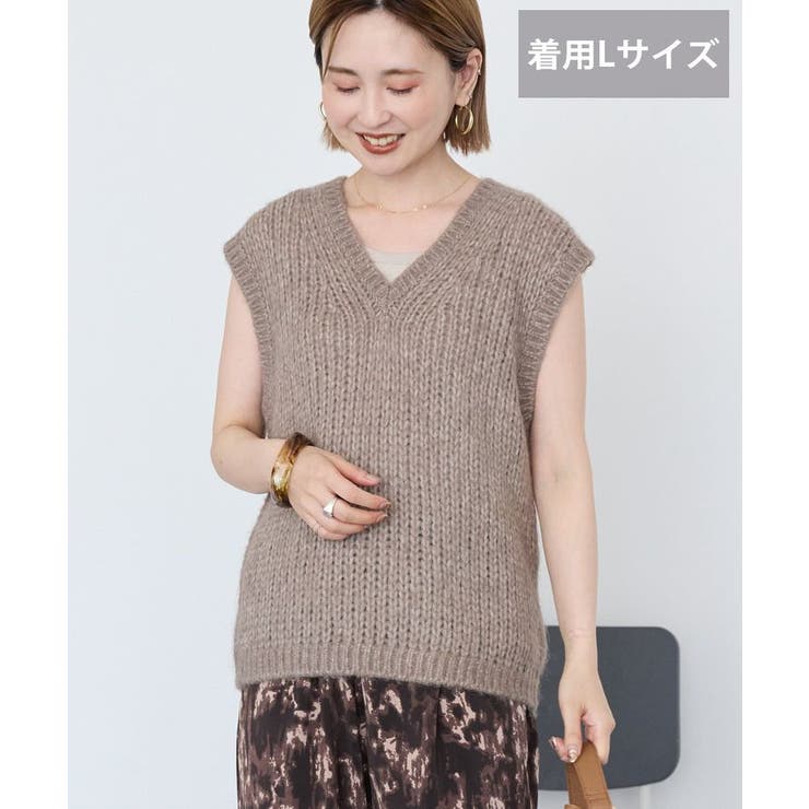【選べる丈】甘編みニットベスト | AMERICAN HOLIC | 詳細画像33 