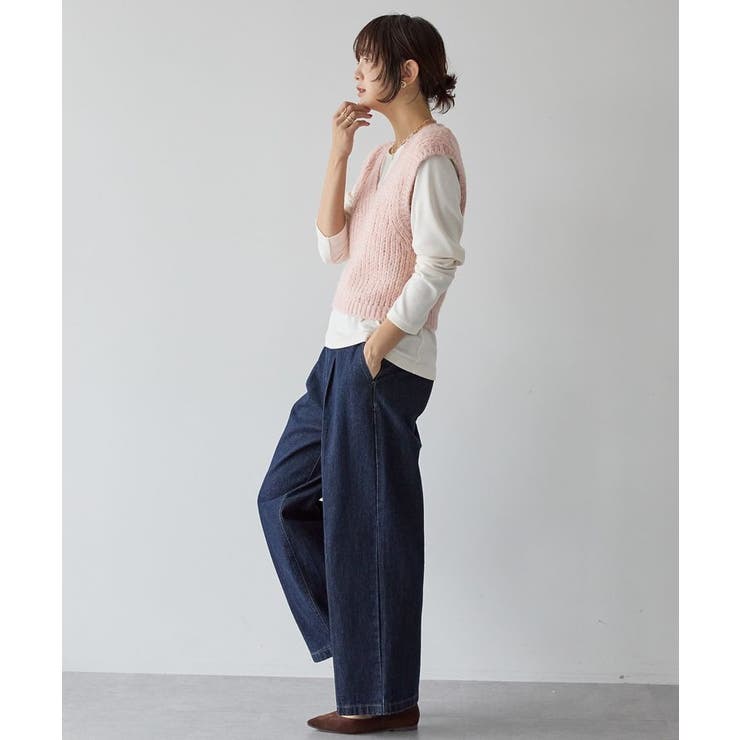 【選べる丈】甘編みニットベスト | AMERICAN HOLIC | 詳細画像15 
