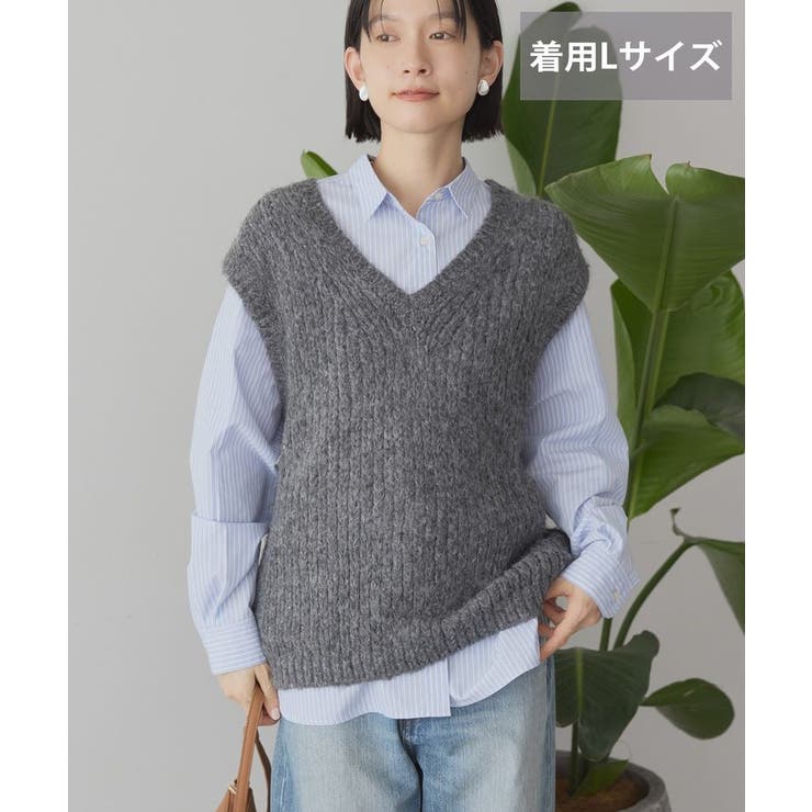 【選べる丈】甘編みニットベスト | AMERICAN HOLIC | 詳細画像22 