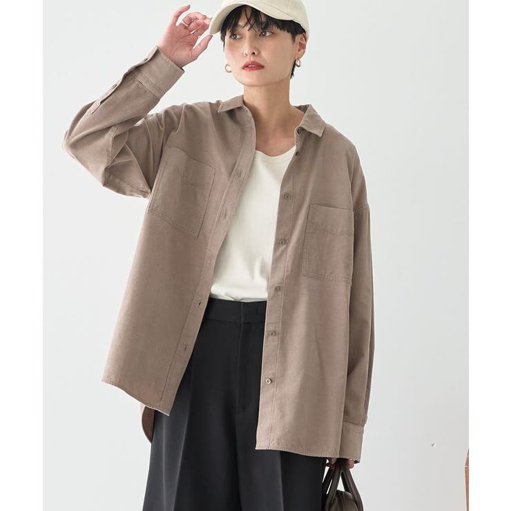 Hale  HARVESTY ノーカラーコーデュロイジャケット アイボリー dCs2WSsJrQYd.jpg?width=768