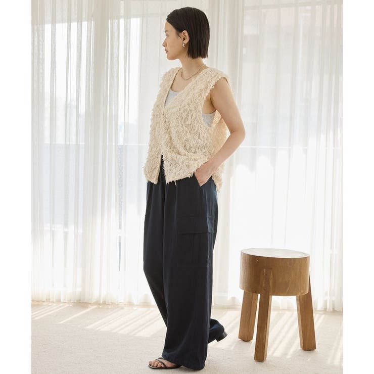 GO TO HOLLYWOOD 新品タグ付 フリル ボアベスト 02 GO TO HOLLYWOOD