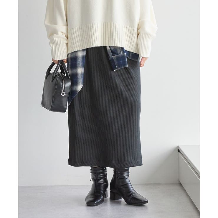 針抜きリブナロースカート | AMERICAN HOLIC | 詳細画像2 