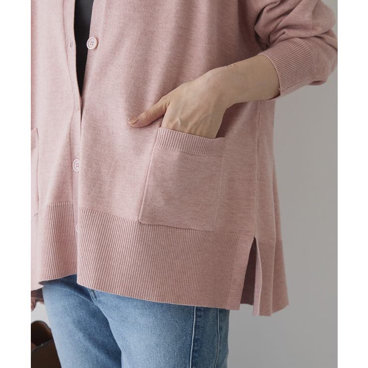 バイパチVネックルーズカーディガン＜静電気軽減＞ | AMERICAN HOLIC | 詳細画像19 