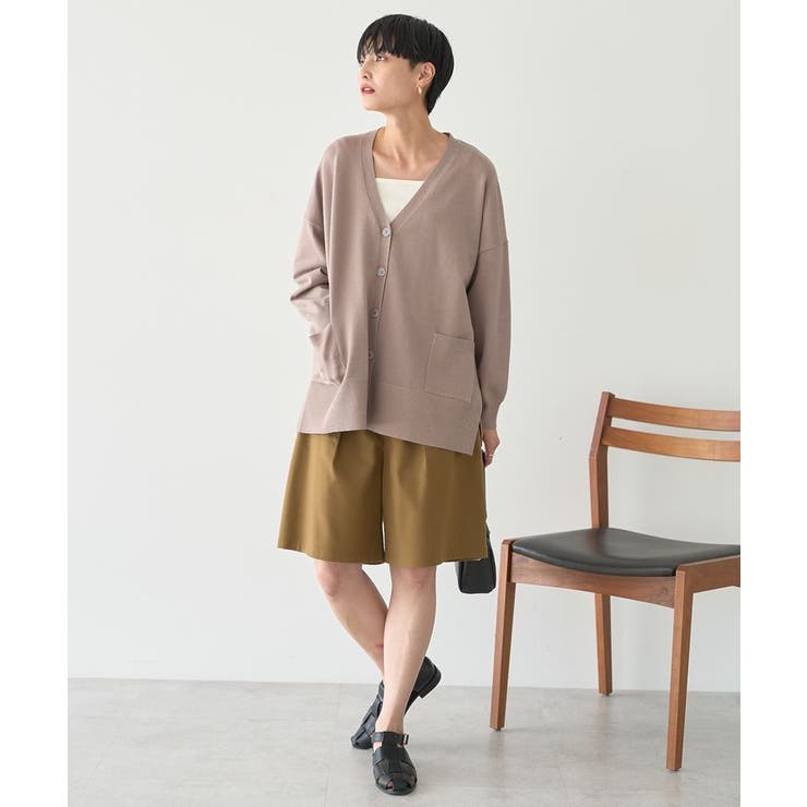 バイパチVネックルーズカーディガン＜静電気軽減＞ | AMERICAN HOLIC | 詳細画像7 