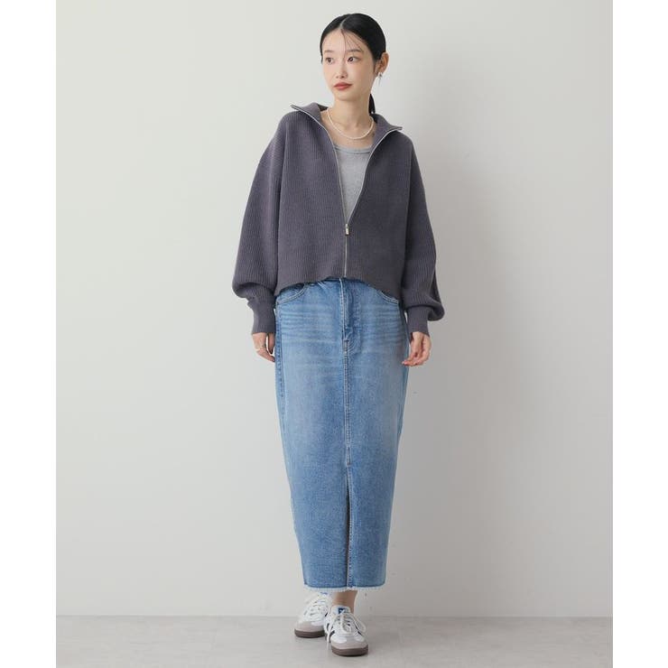 ZIPハイネックカーディガン | AMERICAN HOLIC | 詳細画像12 