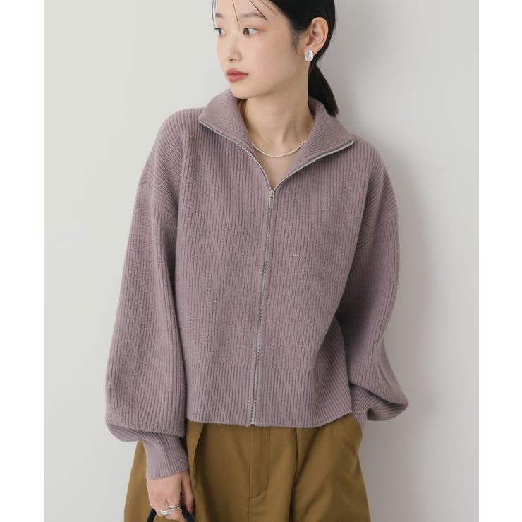 ZIPハイネックカーディガン | AMERICAN HOLIC | 詳細画像16 