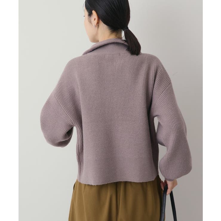 ZIPハイネックカーディガン | AMERICAN HOLIC | 詳細画像18 