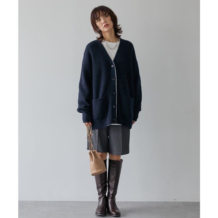 レイヤードライクロングカーディガン | AMERICAN HOLIC | 詳細画像4 